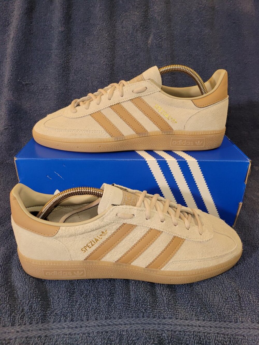 Adidas Spezial Men's Size 9 Wonder Beige Cardboard Gum Sneakers IH9762 (#2584)